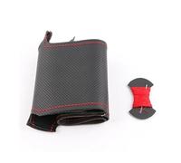 Volante Coche para Laguna 2 para Vel para Satis para Espace para Trafic 2001-2014 Protector Volante Coche(Red Thread)