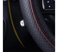 Volante Coche para N&issan para Maxima para Murano para Almera Funda Protectora Cuero Volante Coche Antideslizante(1 Pieza Beige)