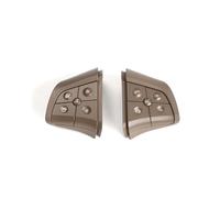 Volante con Botón Control Compatible Con Benz Para W164 GL ML Clase 2006-2009 1648207910 1648208010 Botones De Control De Interruptor Multifunción Para Volante De Coche(Model B Beige)
