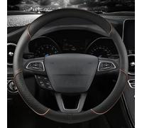 Volante Cubierta Interior del Volante del Coche Cubierta Protectora Antideslizante del Volante para Ford para Fiesta MK7 4 5 6 2000-2020(Coffee O Shape)