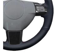 Volante Cubierta Para Opel Para Astra H Para Signum Para Corsa 2004-2009 Para Zaflra B 2005-2014 Para Vectra C Funda Volante Coche Cuero Artificial Negro Coche Protector Volante(Black Thread)