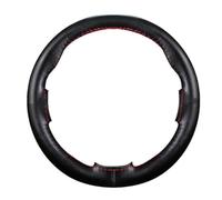 Volante Cubierta Trenzada Volante Coche Agujas e Hilo Cuero Artificial Kits Accesorios Interiores Antideslizantes Suaves Auto Cubierta(Negro,Cuero)