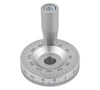 Volante de aleación de aluminio diseñado para sistemas de alimentación manual de torno con marcas de escala oxidadas y resistentes al desgaste (10 mm)