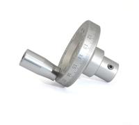 Volante de aleación de aluminio diseñado para sistemas de alimentación manual de torno con marcas de escala oxidadas y resistentes al desgaste (6 mm)