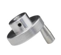 Volante de aleación de aluminio, máquina herramienta, manivela, torno automontable, alambre superior giratorio, orificio de luz fijo, accesorio de máquina(5MM,D30MM)