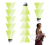 Volante de Bádminton 12 Unidades Portátiles Resistentes Al Viento