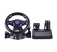 Volante de carreras con control de doble embrague con controlador de vibración manual para Switch One/360/PS4/PS2/PS3/PC