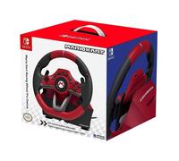 Volante de carreras con pedales hori mario kart pro deluxe - botones programables - levas de cambio - compatible nintendo