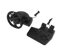 Volante De Carreras, Volante Para Juegos De PC De 11 Pulgadas, 5 Ejes, 10 Botones De Control, 7 Niveles De Sensibilidad, Retroalimentación De Vibración, Volante De Carreras Para Juegos USB 7 En 1 Con