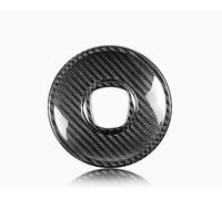 Volante de Coche Marca Central Anillo de para Fia&t 500 para AB&ar&TH 595 695 2008-2023 Fibra de Carbono Seca Interior Volante Centro Anillo Panel Cubierta Embellecedor Etiqueta Decorativa(Dry Carbon