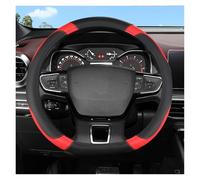 Volante de Coche para Citroën C1 C2 C3 C4 C5 C4L para Berlingo C4 para Picasso C5 para Aircross Funda para Volante de Coche Funda de Volante de Cuero de Microfibra Azul O(Rojo D)