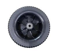 Volante de goma profesional de 7 pulgadas con alta capacidad de carga Sistemas de rodamientos Instalación sin herramientas para taller y herramientas de jardín Ruedas de goma resistentes para el