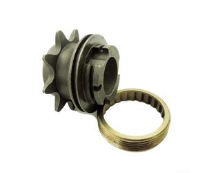 Volante de inercia de 9 dientes con buje de rodamiento 9T para bicicletas, diámetro exterior de rodamiento de 24 mm y agujero interior de 17 5 mm que soporta mecánica de ciclismo eficiente