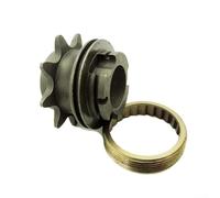 Volante de inercia de bicicleta de coche de rendimiento 9 dientes 9T con buje de rodamiento, rodamiento exterior de 24 mm de diámetro, agujero interior 17 5 mm, grosor 28 mm, grosor del anillo de