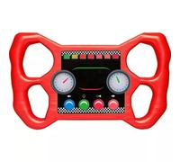 Volante de plástico para auto de carreras - rojo