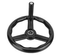 Volante de Torno de 3 Radios de Baquelita Antideslizante Negro de 250 * 22 Mm con para Máquinas Herramienta Volantes de Mano CNC, Procesamiento y Fabricación de Metales