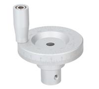 Volante de torno, rueda de mano de repuesto de aleación de aluminio de 8mm de diámetro interior para riel de Mesa Deslizante