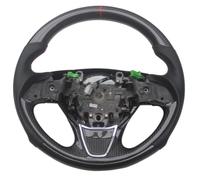 Volante deportivo coche Compatible Con Mitsubishi Para Outlander Para ASX Para Eclipse Para Cross 2016 2017 2018-2021 Coche Con Volante De Fibra De Carbono PU(No Button)