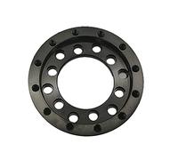 Volante Deportivo,Volante de DerivacióN Adaptador de aluminio de 24 orificios para la modificación de ruedas de dirección Conjunto de 70 mm Volante Racing Game Placa DIY Piezas(Only Adapter)