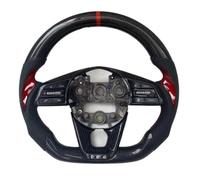 Volante Deriva Compatible Con Kia Para Forte Para Forte GT Para GT-Line Accesorios De Modificación Interior Para Volante De Coche De Fibra De Carbono(Style 1)