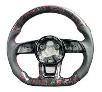 Volante Deriva Compatible Con Para A4 B9 A3 8Y A5 S4 S3 RS4 RS3 Volante De Fibra De Carbono Con Función De Calefacción, Accesorio De Coche, Repuesto Interior.(No logo with hole)