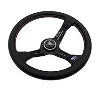 Volante Desplazado 35 0mm Classic Classic Drift Racing Racing Microfiber Cuero Rally Rally Wheel Wheel con Volante Deportivo