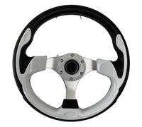 Volante Desplazado, Volante Coche Volante deportivo universal de PU 13 pulgadas y 320 mm for coche carreras(B)