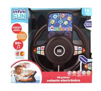 Volante educativo InfiniFUN Mi Primer Volante Electrónico con sonidos y luces