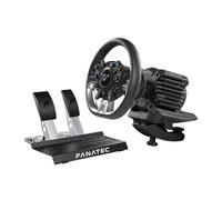 FANATEC CSL Elite Volante de Carreras, Base y Pedales Licencia Oficial Gran Turismo DD Pro Playstation - Volante Polyphony Digital, FluxBarrier Direct Drive, Juego de dos Pedales para PC, PS5, PS4