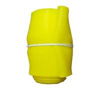 Volante Funda Coche Cubierta del Volante del Silicón del Coche Funda De Agarre De Moda para Hombres Y Mujeres Universal Four Seasons Sección Delgada Suave(Amarillo)