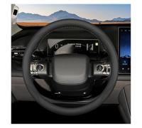 Volante Funda Cuero Ultrafina para Volante Transpirable Y Absorbente del Sudor para Uso En Verano Adecuada para Interior Automóvil Protector(Negro,O)