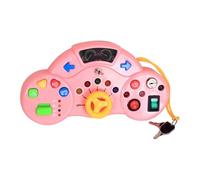 Volante Infantil - Juego Didáctico Multifuncional Infantil con Luces Y Sonido - Juguetes Simulador De Conducción | para Juego Compras Paseo En Coche Fiesta Aula Preescolar Hogar Parque Tiempo