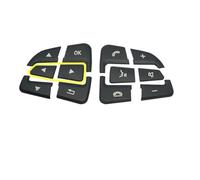 Volante Interruptor Control Para Benz Para GLC X253 Clase C W205 Para CLA Para GLA A Pegatinas Decorativas Para Botones Del Volante(Arrow Model-Black)