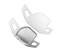 Volante levas cambio Compatible Con A1 8X A3 8V A4 A5 A6 C7 A7 A8 2013 2014 2015 Para Quattro Para Sline Etiqueta De Extensión De Engranaje De Paleta De Cambio De Volante De Coche(Style 2 Silver)