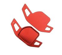 Volante levas cambio Compatible Con A1 8X A3 8V A4 A5 A6 C7 A7 A8 2013 2014 2015 Para Quattro Para Sline Etiqueta De Extensión De Engranaje De Paleta De Cambio De Volante De Coche(Style 2 Red)
