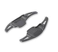 Volante levas cambio Compatible Con Chevrolet Para Camaro 2012 2013 2014 2015 ABS Decoración Paletas Cambio De Volante(Carbon black)