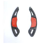 Volante levas cambio Para VW Para Golf Para Tiguan Para R-line Para GTI Para R Para MK7 Para MK7.5 Para GTD Para GTE Para MK2 Volante Impresión Fibra ABS Paletas Cambio(Black Look)
