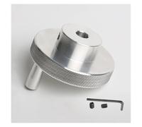 Volante mecánico de aleación de aluminio con apertura de manija giratoria de 5-16 mm, con llave y 2 tornillos for torno, fresadora y rectificadora.(40mm*10mm)