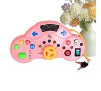 Volante Musical Infantil,Juego Didáctico Multifuncional Infantil con Luces Y Sonido | Volante De Coche para Niños - para Compras, Parque , Paseo, Fiesta, Preescolar, Hogar, Exterior e Interior