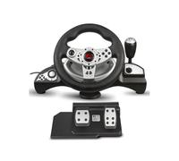 NanoRS RS700 Volante de Carreras Ángulo de Rotación 270° 8 en 1 Palanca de Cambios Vibraciones Compatible con PS4 / PS3 / Xbox ONE/PC (X-Input/D-Input) / Android
