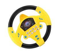 Volante para niños - Haz falso de conducir , panel de reproducción sonora educativa para coches falsos, de actividad de aprendizaje simulación de vehículos de rol interactivo con