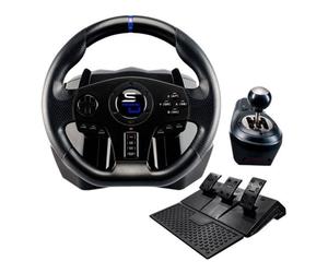 Volante + Pedales + Palanca de Cambios SUPERDRIVE GS 850-X (Multiplataforma - Negro)
