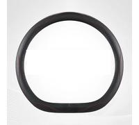 Volante Protector De Cuero para Volante Coche Manija Universal Transpirable Antideslizante Resistente Al Desgaste Funda del Volante(Rojo,D)