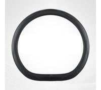 Volante Protector De Cuero para Volante Coche Manija Universal Transpirable Antideslizante Resistente Al Desgaste Funda del Volante(Negro,D)