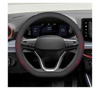 Volante Protector Volante Coche para Asiento para Arona 2017-2024 Cubiertas Antideslizantes para Seat para Ibiza 2024 Auto Cubierta(Rojo,D)