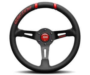 Volante Racing Momo DRIFTING Negro/Rojo Ø 33 cm