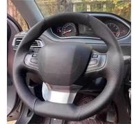 Volante Transpirable Cubierta Para Peugeot 308 2014 2015 2016 2017 2018 2019 Funda Volante Coche Trenzada Piel Sintética Transpirable(Red Thread)