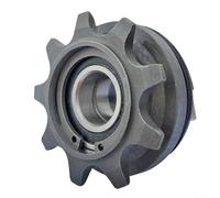 Volante trasero de 9 dientes compatible con bicicletas plegables tipo 412, engranaje de aleación para eje M35 x 1.25, incluye 2 rodamientos y 3 trinquetes (12 mm)