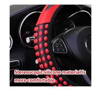 Volante Volante Coche Cubierta Trenzada para Volante de Coche, Cubiertas para con Textura Suite, Accesorios para automóvil, Cubierta Protectora para 14,5-15 Pulgadas