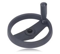 Volante, Volante Redondo de 200 Mm X 18 Mm, Giratorio para Molino, Taladradora, Torno de Manivela, Desmontaje del Volante de Torno con